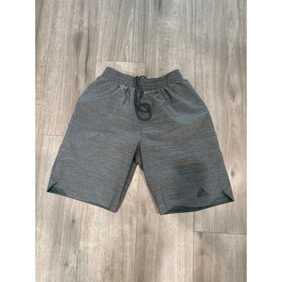 Adidas Shorts Men's Size Medium Gray / Green - Picture 1 of 5